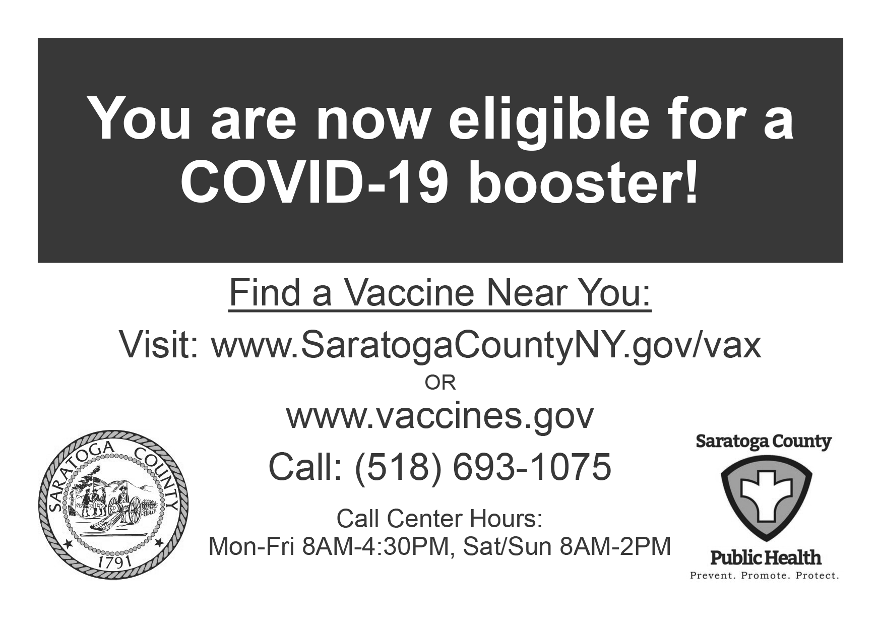 COVID booster vaccine logo