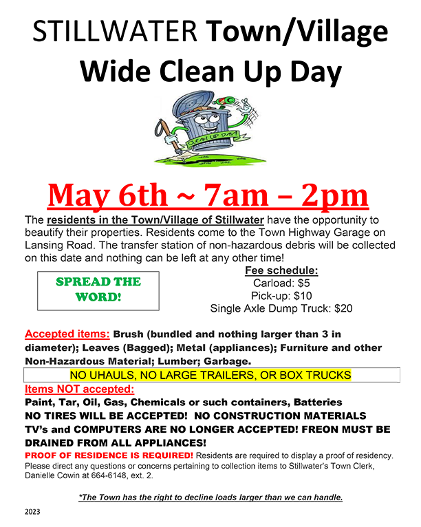 clean up day poster