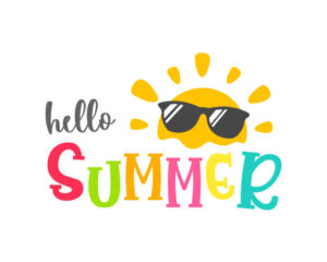 hello summer graphic